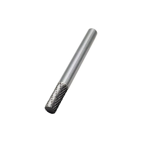 Solid Carbide Burr Rotary File Double Cut Cylindrical For Die Grinder One Quarter Inch Shank Five Eighths Inch Cutting Length One Quarter Inch Cutting Diameter Beast For Metalworking Woodworking Engraving And Tool Making