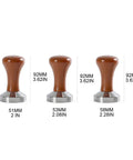 Stainless Steel Espresso Tamper With Pressure Regulator For 51mm 54mm 58mm Portafilters Flat Base Ground Coffee Press Tool For Home Barista Use Pro Grade