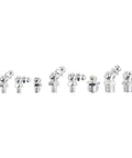 Heavy Duty 230 Piece Steel Zerk Grease Nipple Fitting Assortment Kit With Straight And Angled 45, 90 Degree Styles M6 M8 M10 For Car Bike Repair steel grease nipples