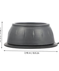 Grey non-slip washing machine foot mat and refrigerator stabilizer, 3.46 x 1.38 inches, for vibration control and shockproof