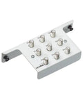 1 X 8 Video Splitter Mod Passive 2GHz for CATV and HDTV 8 way distribution white housing with mounting bracket