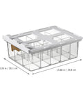 Adhesive Hanging Closet Rod Rack With Extra Sock And Underwear Dividers Straight Up Keeps Your Closets Hella Neat Zero Clutter Flex Installed On Any Wall Save Major Floor Space For Compact Homes And Dorms clear storage box dimensions 13.68x10.26 inches