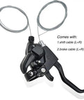 Shifter And Brake Combo For 3x7 21-Speed Mountain Bikes Left And Right Brake Levers With Cables Integrated Shift Brake System