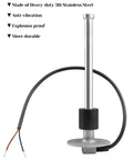 240-33 Ohms 8 Inch Fuel Level Sending Unit For Marine Boat Truck Car Fuel Water Level Gauge Sensor Stainless Steel 316 Tank Sender With Five Hole Mount, 316 stainless steel