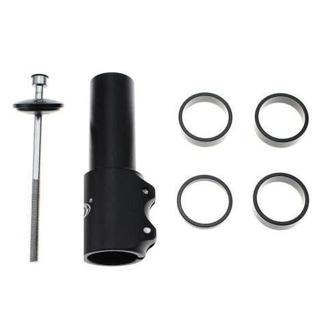 Adjustable Bike Stem Riser And Fork Extender For Mountain Road MTB BMX And Fixie Handles Up To Seventy Millimeter Extension Aluminum Alloy