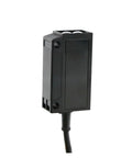 Rectangular black photoelectric pro grade safety switch with cable for industrial equipment detection from a long distance