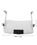 Under Desk Keyboard Tray With Slick Glide Mechanism And Ergonomic Wrist Rest For Smooth Typing Sessions, 49cm x 24cm size.