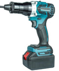 Heavy Duty Plug And Play Cordless Electric Rivet Gun Set With Dual Speed Control showing compact design and ergonomic grip.