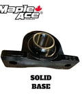 Maple Ace UCP210-32 pillow block bearing with 2-in bore, solid base, 2-bolt mounting