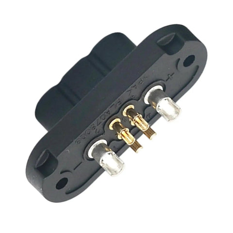 Electric Scooter Charging Connector Socket With Copper Pin Power Port And Insulated Housing For E-Bike Repair Parts Battery Plug Seat