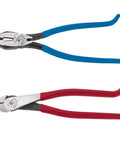 Industrial Grade Ironworker Pliers Set Made In USA Includes Diagonal Cutting Pliers And Heavy Duty Side Cutters, 2 Piece Kit