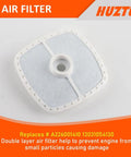 Echo Ready Fuel Line And Air Filter Tune Up Kit For SRM 225 2100 GT200R PB250LN PB250 ES250 Weed Eater Air Filter Front View