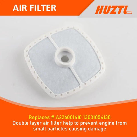 Echo Ready Fuel Line And Air Filter Tune Up Kit For SRM 225 2100 GT200R PB250LN PB250 ES250 Weed Eater Air Filter Front View