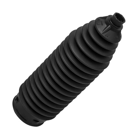 Rack And Pinion Tie Rod Boots And Bellows Replacement Kit For Buick LaCrosse Regal LeSabre Park Avenue Cadillac black boot close-up