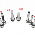 Various taper collet holders including BT30, R8, and MT2, showcasing premium construction for lathe precision and efficiency.