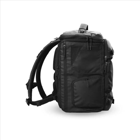 Side view of Cube Camera Backpack For Filmmakers And Photographers Ultra Compact Dope Weatherproof Carry On Gear Bag For Cinema