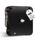 Silent Sweep Clock Movement Replacement With Snap In Type Quartz Wall Clock Mechanism 8mm Shaft Non Threaded 1mm Panel