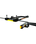 Rolling Circular Saw Guide and Cut Setter For Left Blade Saws Glide On Roller System For Smooth Identical Cuts, side view