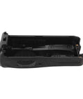 Tough As Nails Walkie Talkie Housing Case For NX340 And NX240 Two Way Radio Replacement Shell showing black ABS enclosure from side view.
