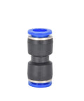 Top Shelf Pneumatic Push To Connect Fittings Kit featuring 62 Pieces Of 6mm OD Air Tube Pipe Connectors For Quick And Easy Tool Free Installation With Secure Sealing Structure And Smooth Release Rings Perfect For Any Garage Or Workshop Setup You Need, 6mm push connector