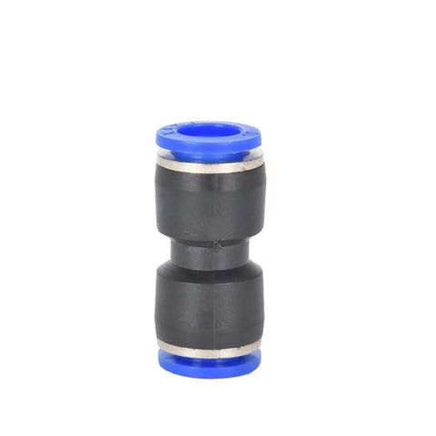 Top Shelf Pneumatic Push To Connect Fittings Kit featuring 62 Pieces Of 6mm OD Air Tube Pipe Connectors For Quick And Easy Tool Free Installation With Secure Sealing Structure And Smooth Release Rings Perfect For Any Garage Or Workshop Setup You Need, 6mm push connector