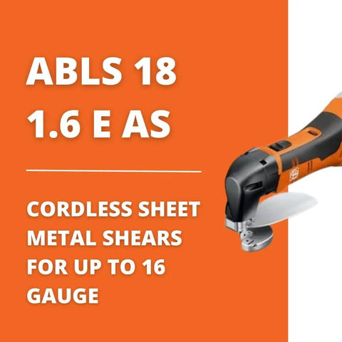 Cordless Sheet Metal Shears For Distortion Free Cutting Up To 16 Gauge 1.6 mm Thick Delivers 725 Feet Per Charge