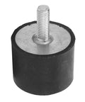 4Pcs Vibration Rubber Bobbin Mount Isolator Set For Automobiles Machinery Fitness Equipment And Generators VE40x30 M8x23 Shock Absorber Vibration Dampers To Beat Rattle And Noise And Keep Equipment Running Smooth. black rubber bobbin mount isolator, VE40x30 M8x23 threaded stud