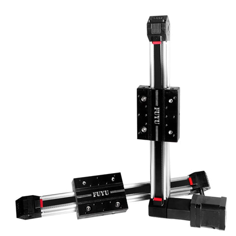 FPB30 Linear Guide Belt Drive Module With Nema 17 Stepper Motor For CNC Rigs 2000mm Stroke Work Size Ultra Slim 30mm Wide Aluminum Rail High Speed Precision System, belt-drive linear rail module