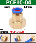 Smooth Sailing Push In Pneumatic Fittings Thousand Piece Bulk Set Featuring Brass And Nylon Caps With Eighth Fourth Third Eighth Half Inch Bspt Threads Hooking Four To Twelve Millimeter Hoses Instantly For No Sweat Shop Projects with 10mm insert.