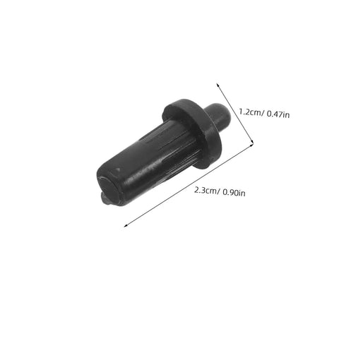 24 Pieces Cabinet Door Repair Dampers Kit For Quiet Close And Easy Install No Hassle Durable Plastic Dampers in black color
