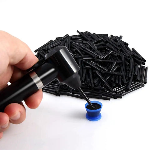 Electric Ink Mixer For Tattoo Pigment With 100 Mixing Sticks Kit, Pro Grade Tattoo Ink Agitator Machine For Microblading Eyebrow Color, Black Pigment, Easy One Touch Operation And Sanitary Disposable Sticks, black mixer with disposable sticks