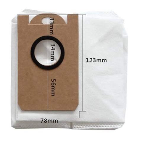 Dust Bags Six Pack For AutoVac Nova Self Empty Replacement Bags Compatible With Proscenic M7 Pro M8 Pro M7MAX M7PRO VXVC11