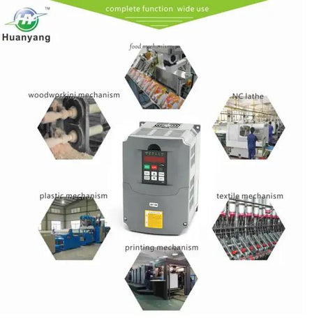 110V To 220V Variable Frequency Drive For 3 Phase Motors With Single Phase Input featuring various industrial applications