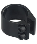 Double Bolt Aluminum Seatpost Clamp For Bikes, 31.8mm Diameter, Lightweight But Tough, Black And Silver, Premium Forged Alloy