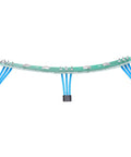 Essential Electric Scooter Hall Sensor PCB Board For Nailed Throttle Response And Solid Speed Control lightweight curved green circuit board with wires