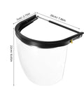 Badass Heavy Duty Protective Visor With Rock Solid Impact Resistant Shield And Adjustable Spring Band Welding Hood dimensions 20cm x 22cm.