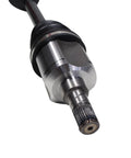 Left Front Driver Side CV Axle Shaft Assembly For OE Fit And Smooth Vibration Free Performance With Premium Materials Precise Balancing And A Beefy Boot Build, close-up spline end