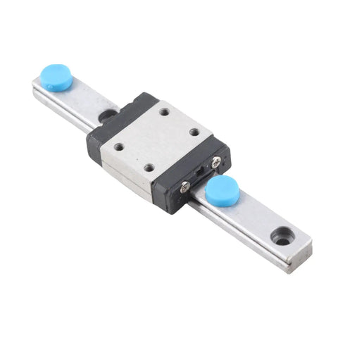 Precision Linear Rail Guide With 7mm Wide Slide Block With Ball Retainer And Built In Lubrication System for smooth glide.