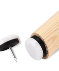Heavy Duty Nylon Furniture Glides 400 Piece Pack thickened slide on wooden chair leg with nail for floor protection.