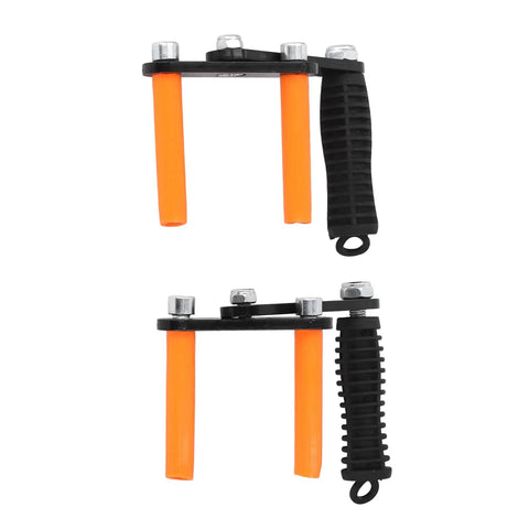 Heavy Duty Plywood Carrier Tool With Knuckle Saving Glass Handle Portable Load Lifter For Gypsum Drywall And Slate showing rubber grips and steel frame.