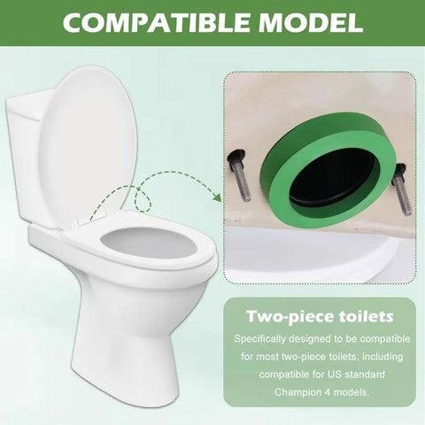 3 Inch Toilet Tank To Bowl Coupling Kit For Champion 4 Toilets with green washer compatibility on two-piece model