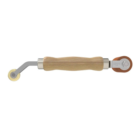 Pro Grade Built Tough Double End Silicone Seam Roller And Brass Detail Roller Combo Tool For Heat Welding Seams