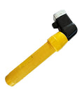 Heavy Duty 400A Welding Electrode Holder With Sturdy Clamp Jaw Plier For Stick Welding Machines, yellow ergonomic grip design.