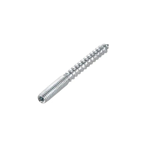 Rock Solid M6 Hanger Bolts Double Ended Hardware With Self Tapping Wood Screws And Machine Threads Zinc Plated Carbon Steel for furniture assembly