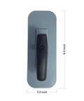 Lightweight Plastic Trowel With Black Comfort Grip Workhorse For Easy Scrape And Smooth Walls Includes 3.5 x 9.5 Inch Finishing Trowels Round End Handle Great For Plastering And Paint Projects positioned vertically showing dimensions