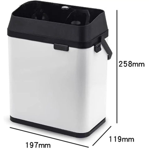 Kick Up Your Daily Brew Routine With This Badass 150 Watt Electric Portafilter Cleaner And Espresso Knock Box Combo with black and white design.