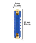Durable 25A heavy duty torpedo fuse from the Heavy Duty Torpedo Fuse Kit For Gnarly Vintage Rigs And Classic Muscle Cars.