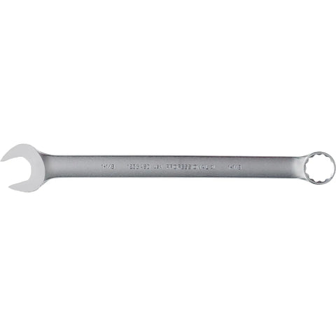 Combination Wrench 1-1/8 Inch 12 Point With TorquePlus Box Ends, Slim Profile Alloy Steel in full view