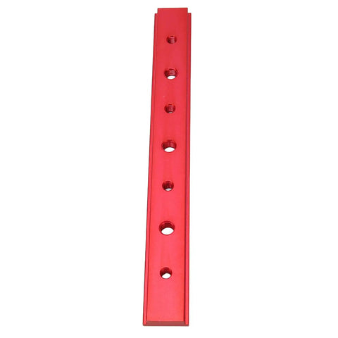 200mm T Slot Miter Track Jig For Woodworking Pro Grade Aluminum Alloy Miter Bar Accessory Red Finish