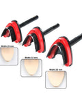 Pro Grade Belt End Cutter Punch Set V Type Leather Tool Kit For Belt Straps Three Size Options S M L DIY Leather Craft Punches